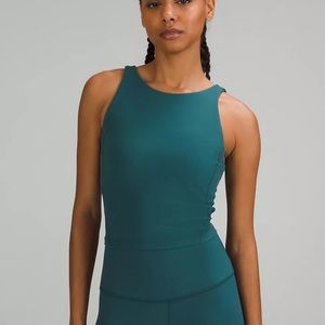 Green Jasper Lululemon Ribbed Align High Neck Tank